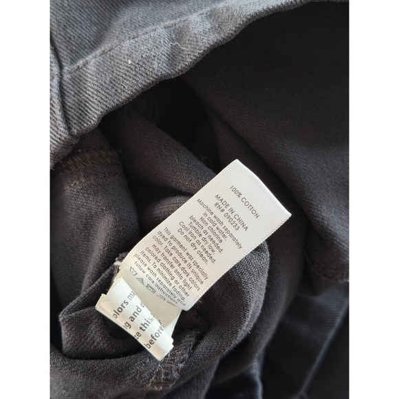 PacSun Black Denim Zip Front Pinafore Overall Mini Dress XS - Picture 8 of 8